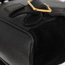 GUCCI Bamboo Backpack Suede Black Gold 003 58 0030 Auth ep11366-9