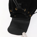 GUCCI Bamboo Backpack Suede Black Gold 003 58 0030 Auth ep11366-10