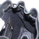 GUCCI Bamboo Backpack Suede Black Gold 003 58 0030 Auth ep11366-22