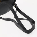 GUCCI Bamboo Backpack Suede Black Gold 003 58 0030 Auth ep11366-8