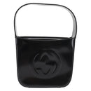 GUCCI Soho Shoulder Bag Enamel Black 007 2023 0249 Auth ep11367-13