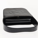 GUCCI Soho Shoulder Bag Enamel Black 007 2023 0249 Auth ep11367-8