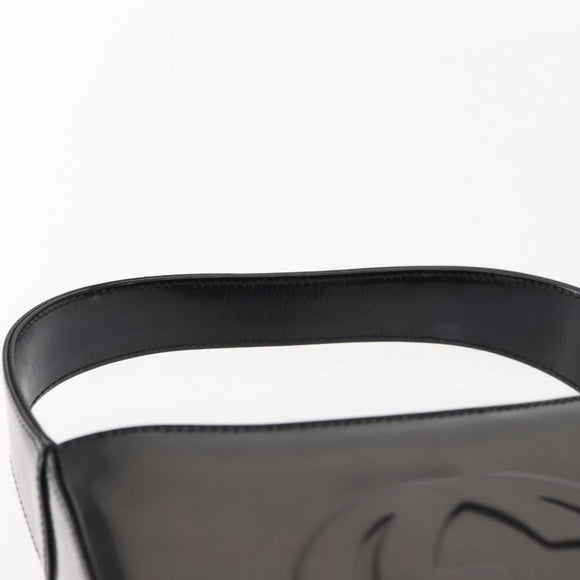 GUCCI Soho Shoulder Bag Enamel Black 007 2023 0249 Auth ep11367