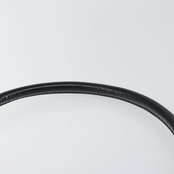 GUCCI Shoulder Bag Enamel Black Gold 001 4149 Auth ep11368