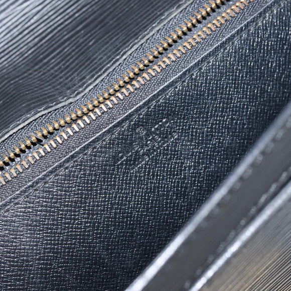 LOUIS VUITTON Epi Serie Dragonne Clutch Bag Black Noir M52612 LV Auth ep11370