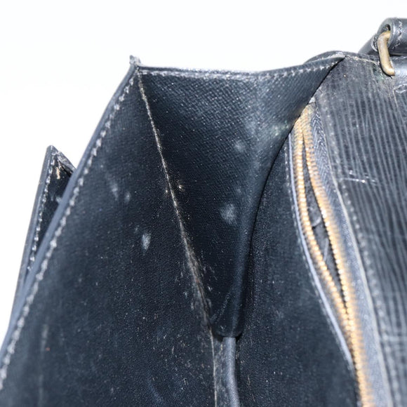 LOUIS VUITTON Epi Serie Dragonne Clutch Bag Black Noir M52612 LV Auth ep11370
