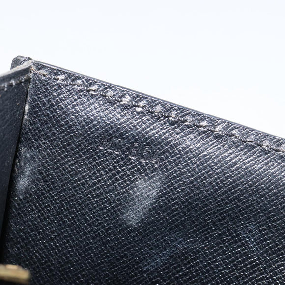 LOUIS VUITTON Epi Serie Dragonne Clutch Bag Black Noir M52612 LV Auth ep11370