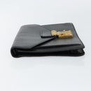 LOUIS VUITTON Epi Serie Dragonne Clutch Bag Black Noir M52612 LV Auth ep11370-4