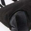 GUCCI GG Canvas Tote Bag Black Silver Auth ep11371-17