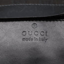 GUCCI GG Canvas Tote Bag Black Silver Auth ep11371-18