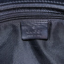 GUCCI GG Canvas Tote Bag Black Silver Auth ep11371-19