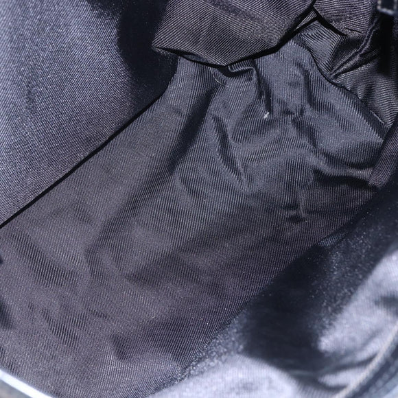 GUCCI GG Canvas Tote Bag Black Silver Auth ep11371