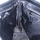 GUCCI GG Canvas Tote Bag Black Silver Auth ep11371-21