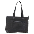 GUCCI GG Canvas Tote Bag Black Silver Auth ep11371-1
