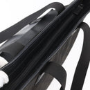 GUCCI GG Canvas Tote Bag Black Silver Auth ep11371-6