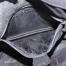 GUCCI Bamboo Shoulder Bag Suede Black Gold 001 1638 2615 Auth ep11372-11