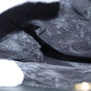 GUCCI Bamboo Tote Bag Suede Leather Black Gold 002 2853 0260 0 Auth ep11373-19