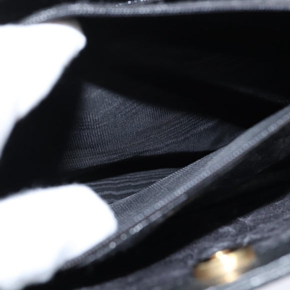 GUCCI Bamboo Tote Bag Suede Leather Black Gold 002 2853 0260 0 Auth ep11373