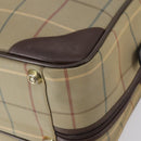 Burberrys Nova Check Hand Bag Canvas 2way Gold Beige Auth ep11376-14