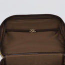 Burberrys Nova Check Hand Bag Canvas 2way Gold Beige Auth ep11376-20