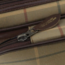 Burberrys Nova Check Hand Bag Canvas 2way Gold Beige Auth ep11376-24