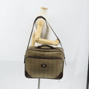 Burberrys Nova Check Hand Bag Canvas 2way Gold Beige Auth ep11376-26