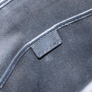CELINE Macadam Canvas Hand Bag Black Silver Auth ep11378-18