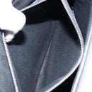 CELINE Macadam Canvas Hand Bag Black Silver Auth ep11378-23