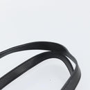 CELINE Macadam Canvas Hand Bag Black Silver Auth ep11378-8