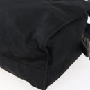 PRADA Shoulder Bag Nylon Black Silver Auth ep11379-15