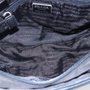 PRADA Shoulder Bag Nylon Black Silver Auth ep11379-11