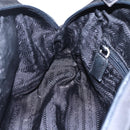 PRADA Shoulder Bag Nylon Black Silver Auth ep11379-20