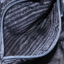 PRADA Shoulder Bag Nylon Black Silver Auth ep11379-21