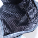 PRADA Shoulder Bag Nylon Black Silver Auth ep11379-22