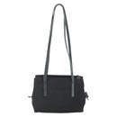 PRADA Shoulder Bag Nylon Black Silver Auth ep11379-2