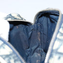 Christian Dior Trotter Canvas Pouch PVC Navy Silver Auth ep11381-11