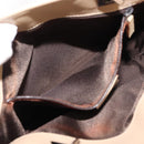 GUCCI GG Canvas Tote Bag Beige Silver 31244 Auth ep11382-21