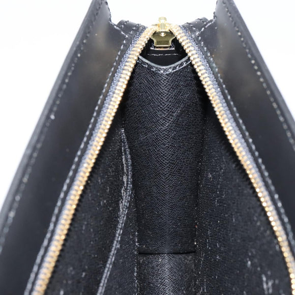 LOUIS VUITTON Epi Pochette Homme Clutch Bag Black Noir M52522 LV Auth ep11385