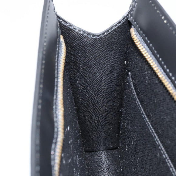 LOUIS VUITTON Epi Pochette Homme Clutch Bag Black Noir M52522 LV Auth ep11385