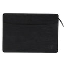 LOUIS VUITTON Epi Pochette Homme Clutch Bag Black Noir M52522 LV Auth ep11385-13