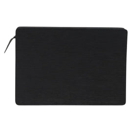 LOUIS VUITTON Epi Pochette Homme Clutch Bag Black Noir M52522 LV Auth ep11385 - 0
