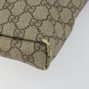 GUCCI GG Supreme Shoulder Bag PVC Leather Beige 223666 Auth ep11388-9