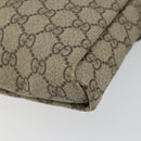 GUCCI GG Supreme Shoulder Bag PVC Leather Beige 223666 Auth ep11388-15