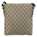 GUCCI GG Supreme Shoulder Bag PVC Leather Beige 223666 Auth ep11388-2