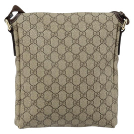 GUCCI GG Supreme Shoulder Bag PVC Leather Beige 223666 Auth ep11388 - 0