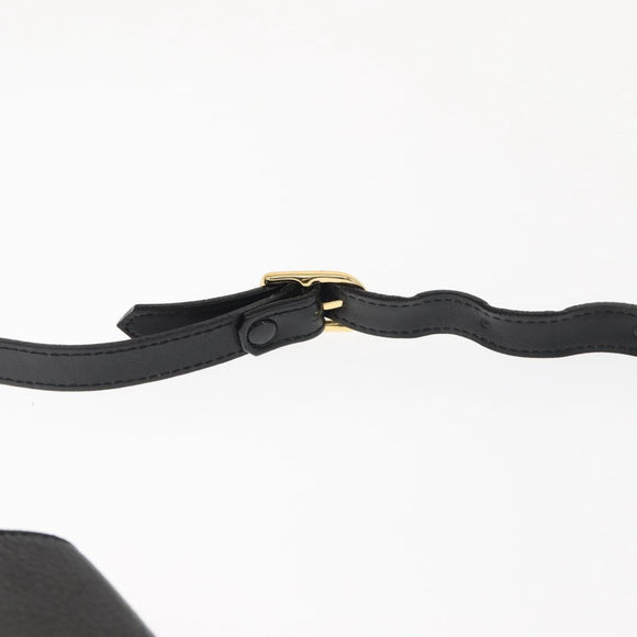 Burberrys Shoulder Bag Leather Brown Gold Auth ep11389