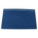 LOUIS VUITTON Epi Art Deco Clutch Bag Blue M52635 LV Auth ep11390-2