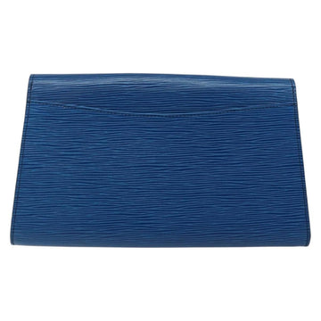 LOUIS VUITTON Epi Art Deco Clutch Bag Blue M52635 LV Auth ep11390 - 0