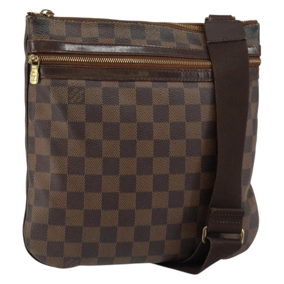 LOUIS VUITTON Damier Ebene Pochette Bosphore Shoulder Bag N51111 LV Auth ep11391