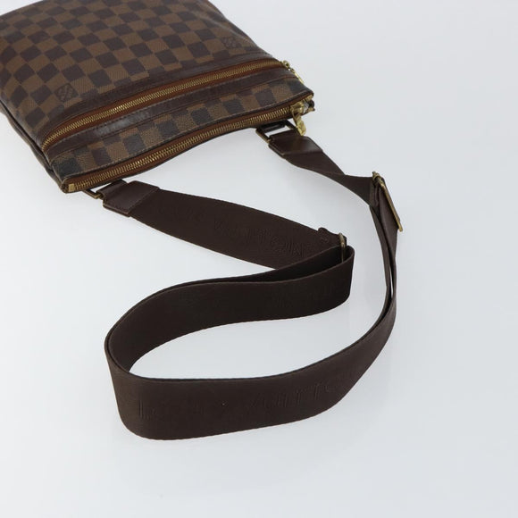 LOUIS VUITTON Damier Ebene Pochette Bosphore Shoulder Bag N51111 LV Auth ep11391
